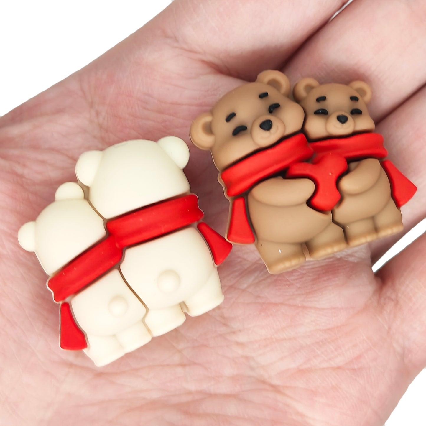 3D Love Heart Bear Focal