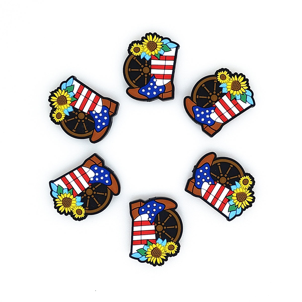 Patriotic Cowboy Boots Focal