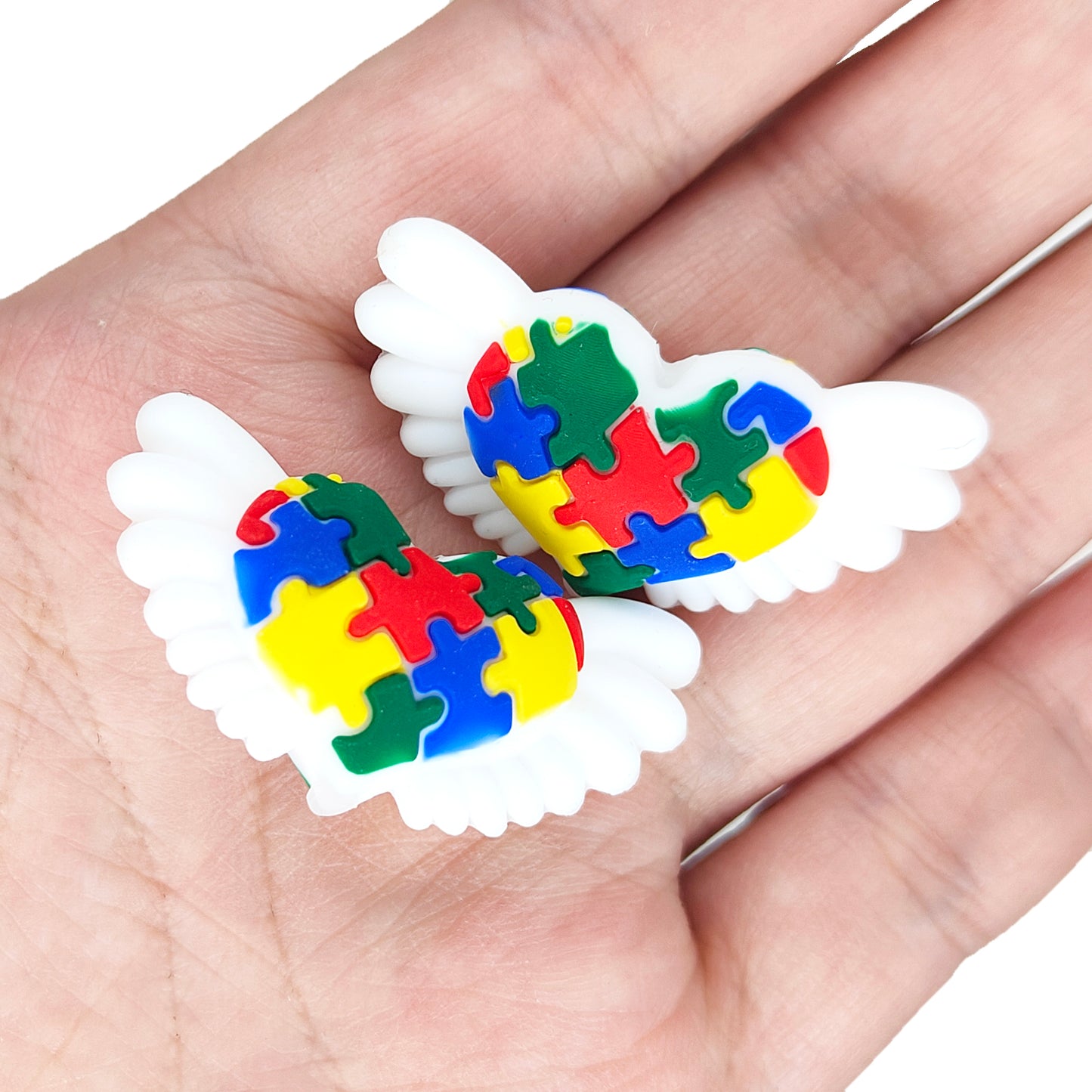 3D Wing Heart Autism Puzzle Focal