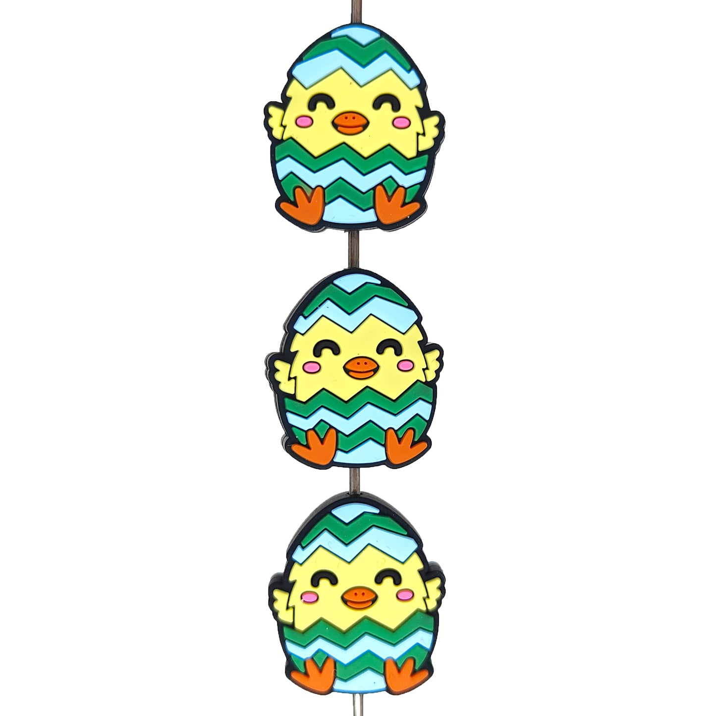 Chicken Egg Easter Focal Beads