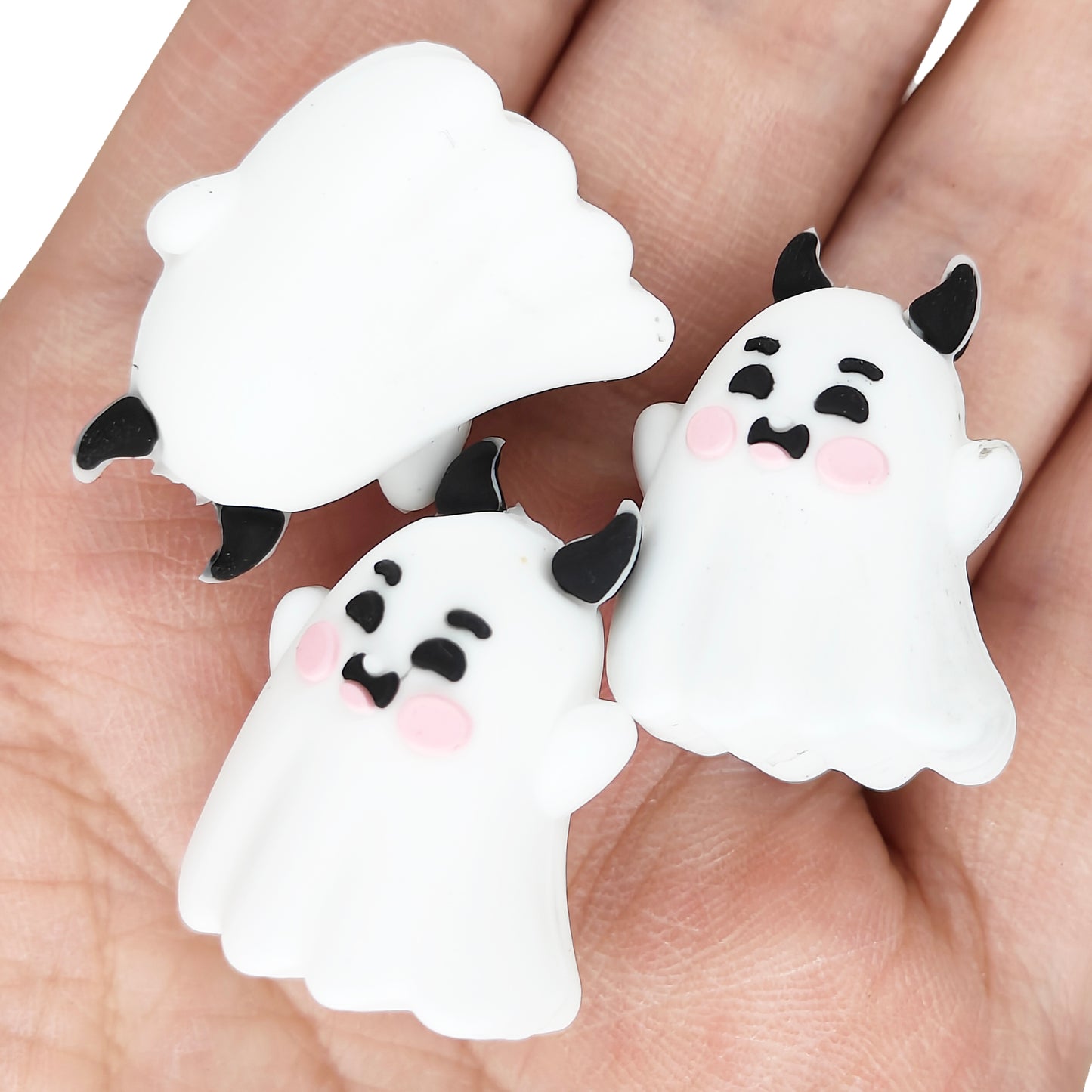 3D Ghost Halloween Focal