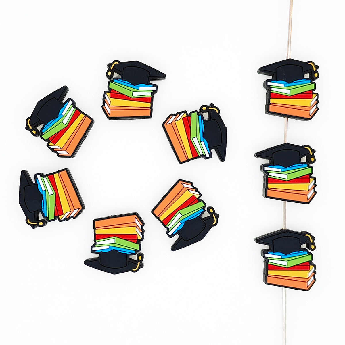 Graduation Cap Books Focal