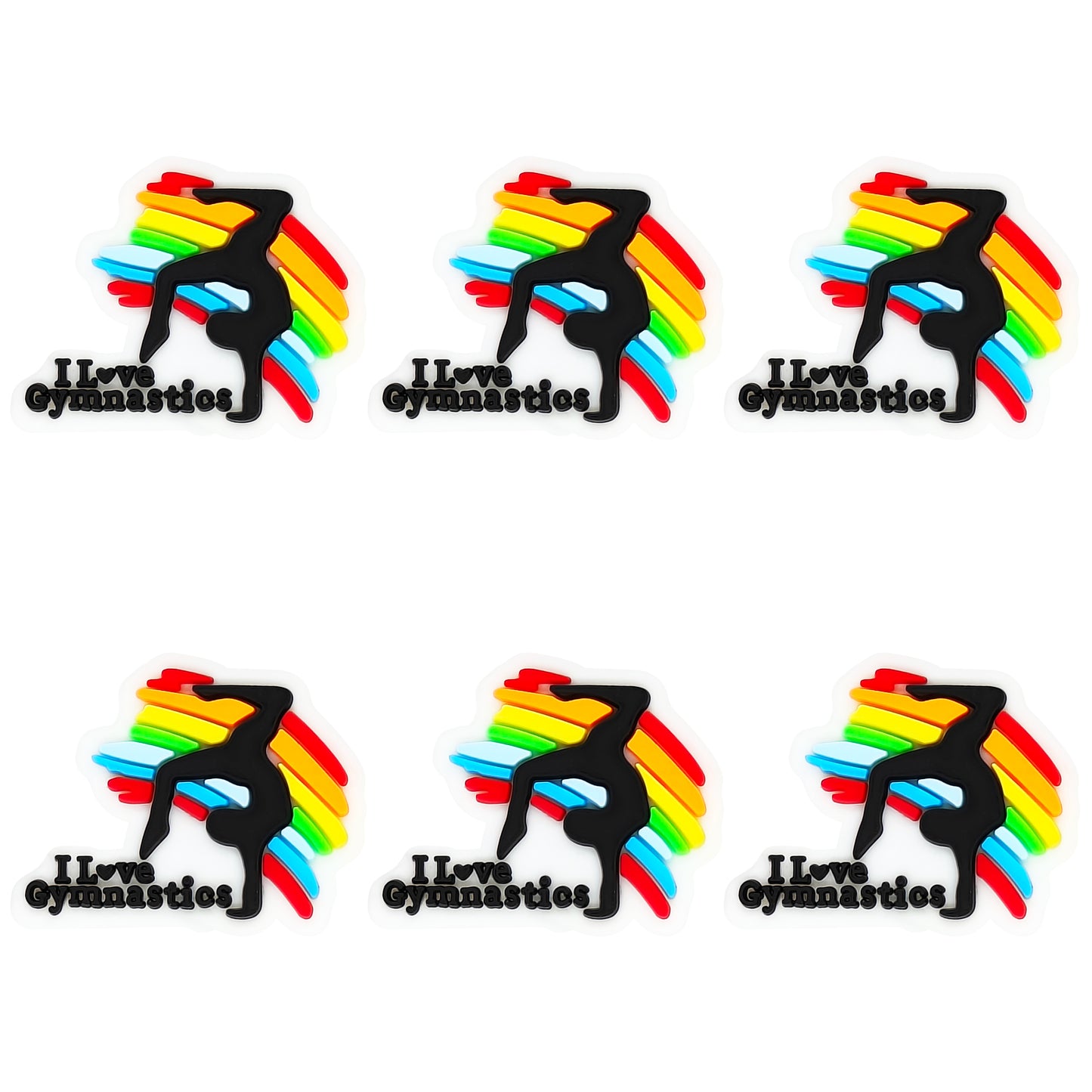 I Love Gymnastics Pride Focal