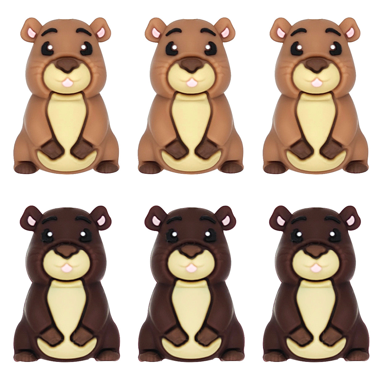New 3D Capybara Assorted Color Focal
