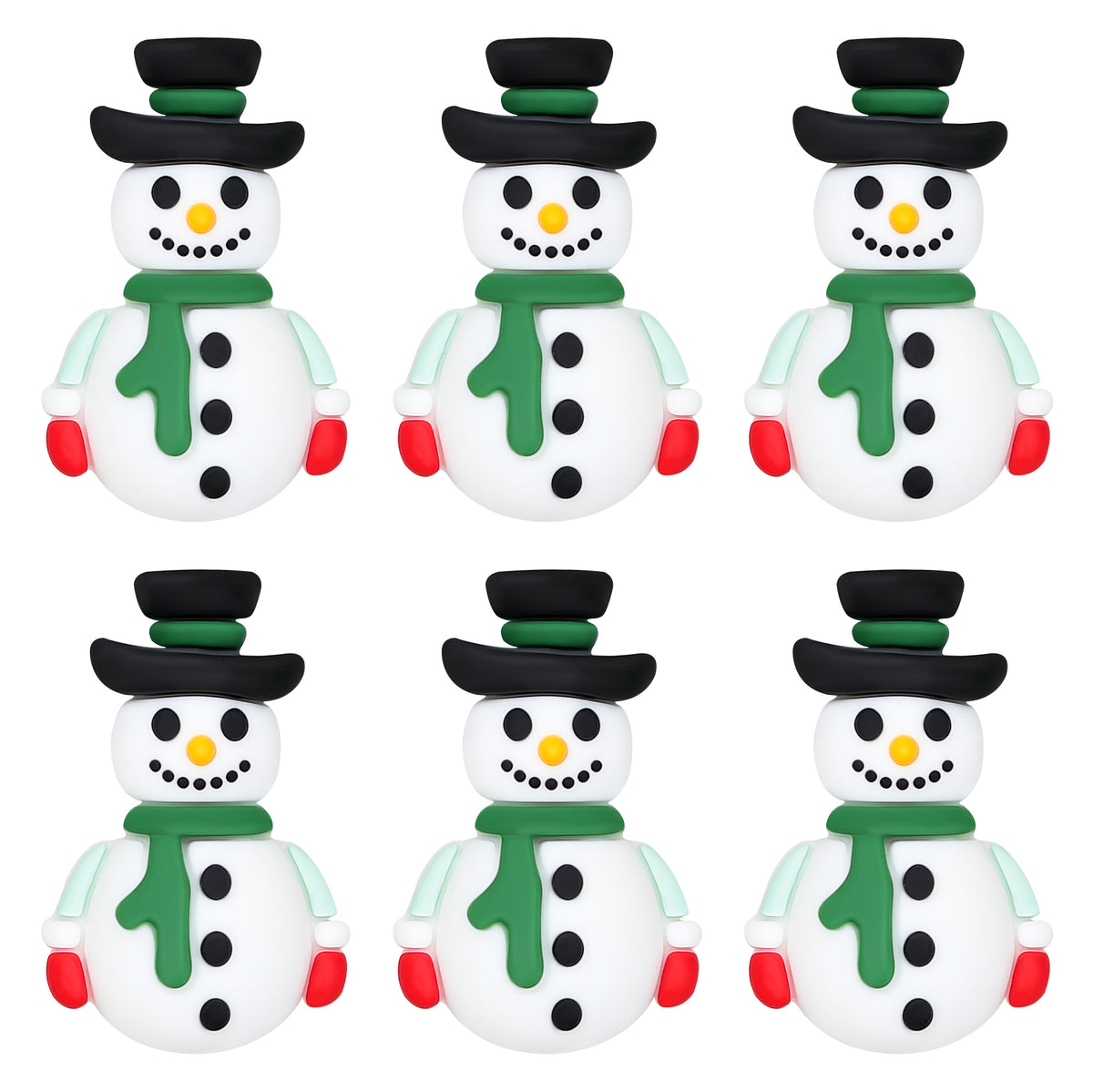 New 3D Christmas Snowman Focal