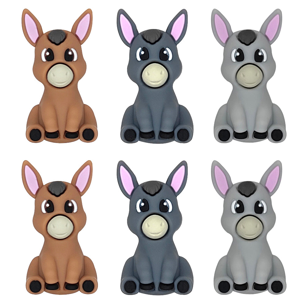 New 3D Donkey Assorted Color Focal