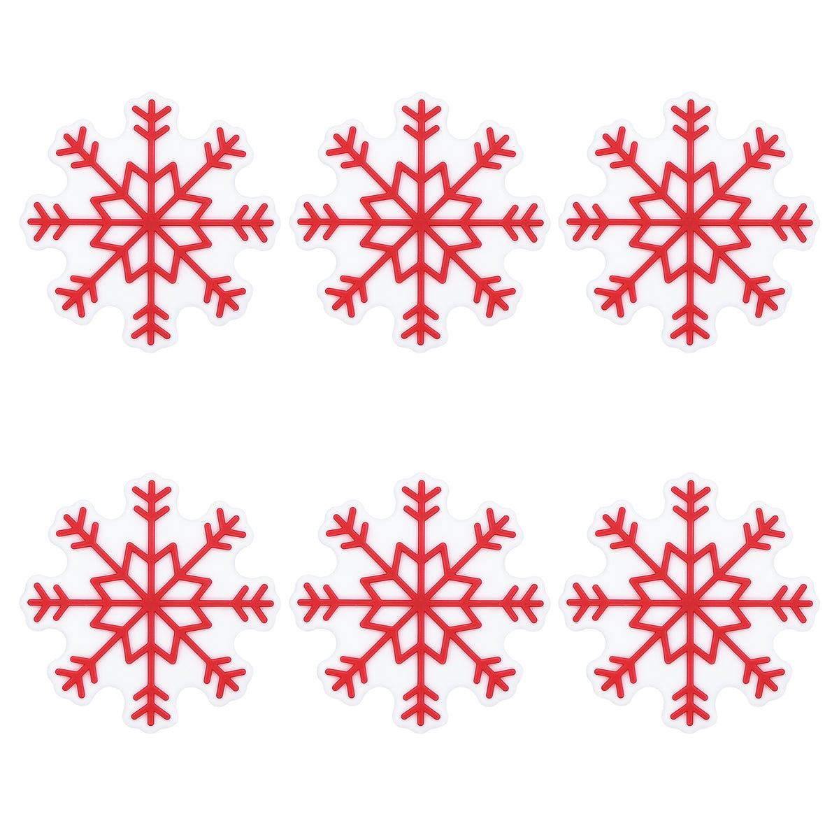 New Red Snowflake Focal