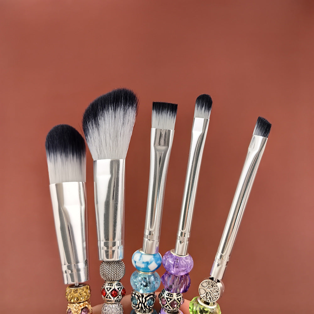 Mrbite 5pcs/set Beadable Makeup Brush Blank