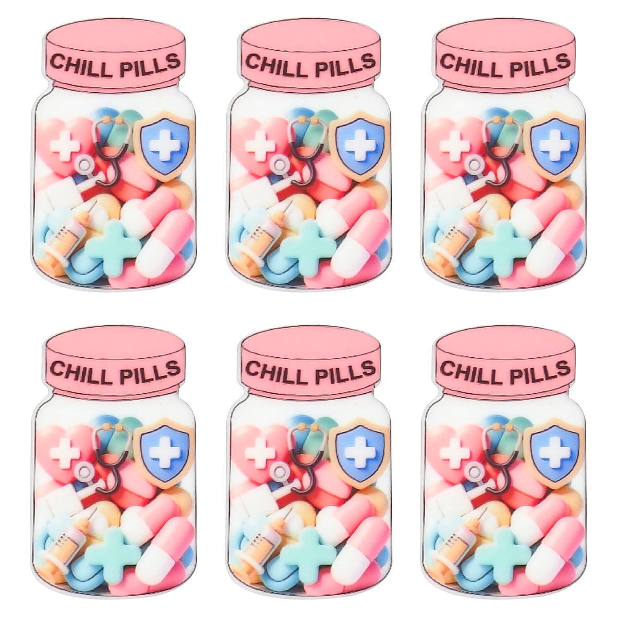 Pills Medicine Jar Print Focal