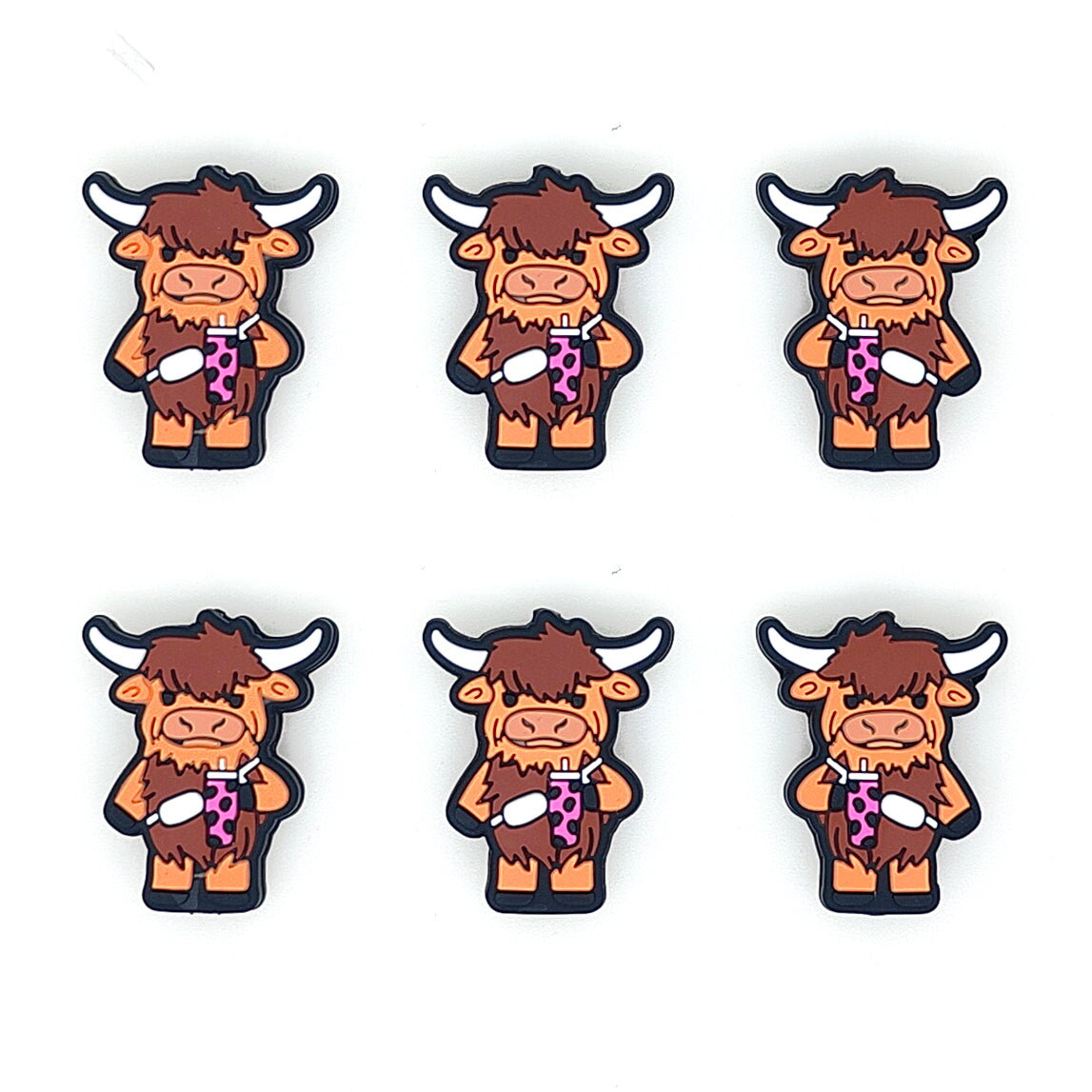 Highland Cow With Cup Focal