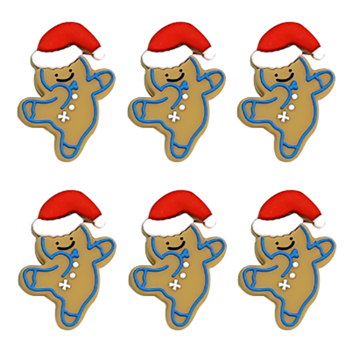 Santa Hat Gingerbread Man Focal