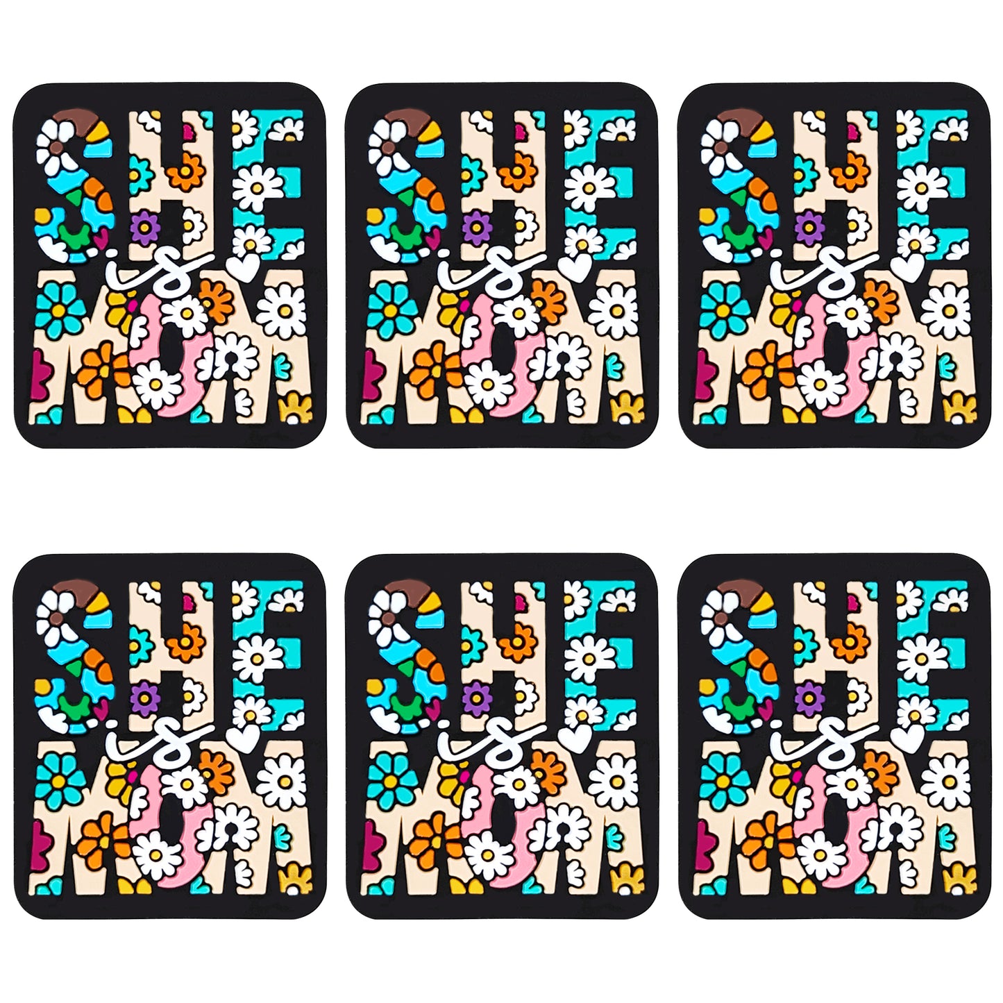 She Is Mom Floral Focal