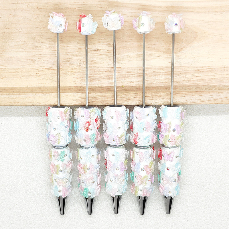 Shimmer Butterfly Rhinestone Beadable Pen DIY