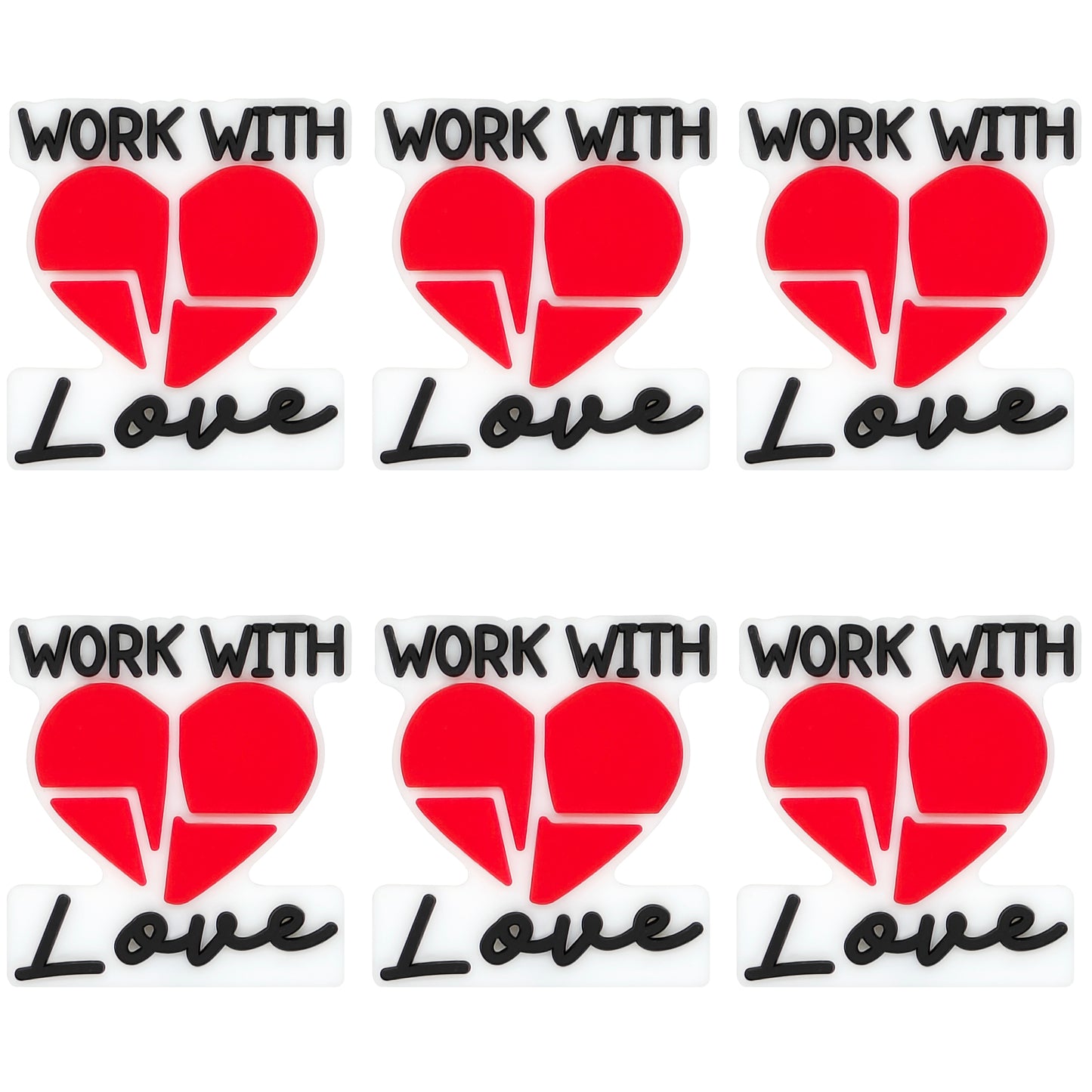 Work With Love Broken Heart Focal