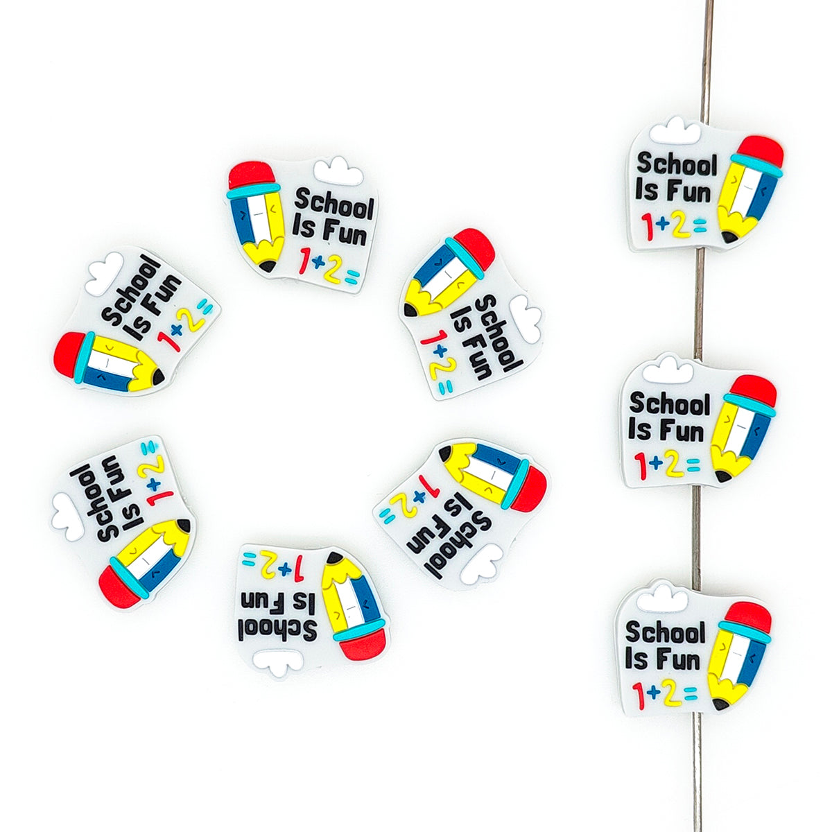 School Is Fun Pencil Focal