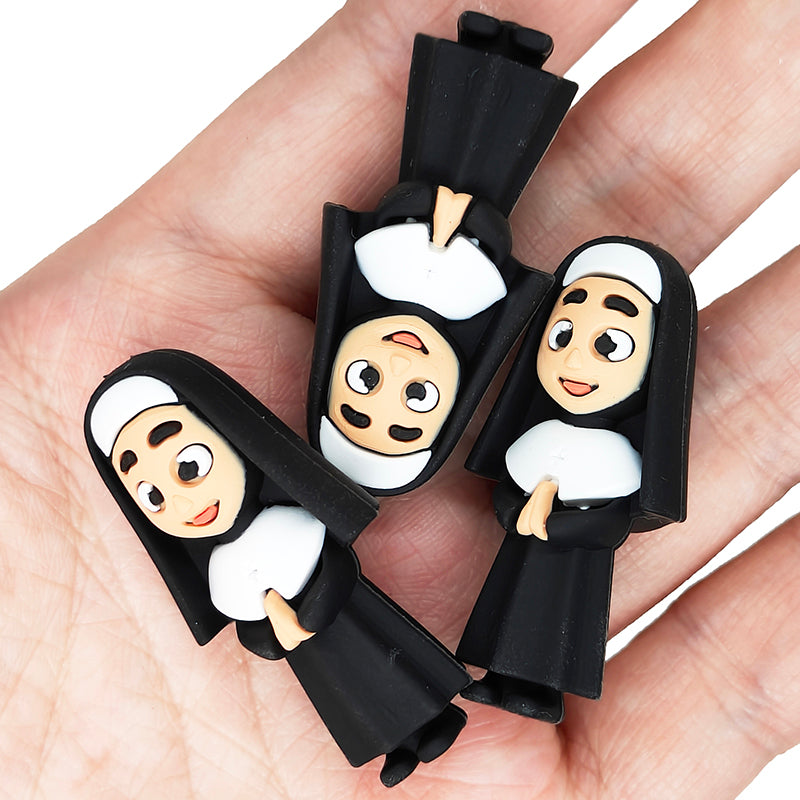 3D Nun Praying Focal