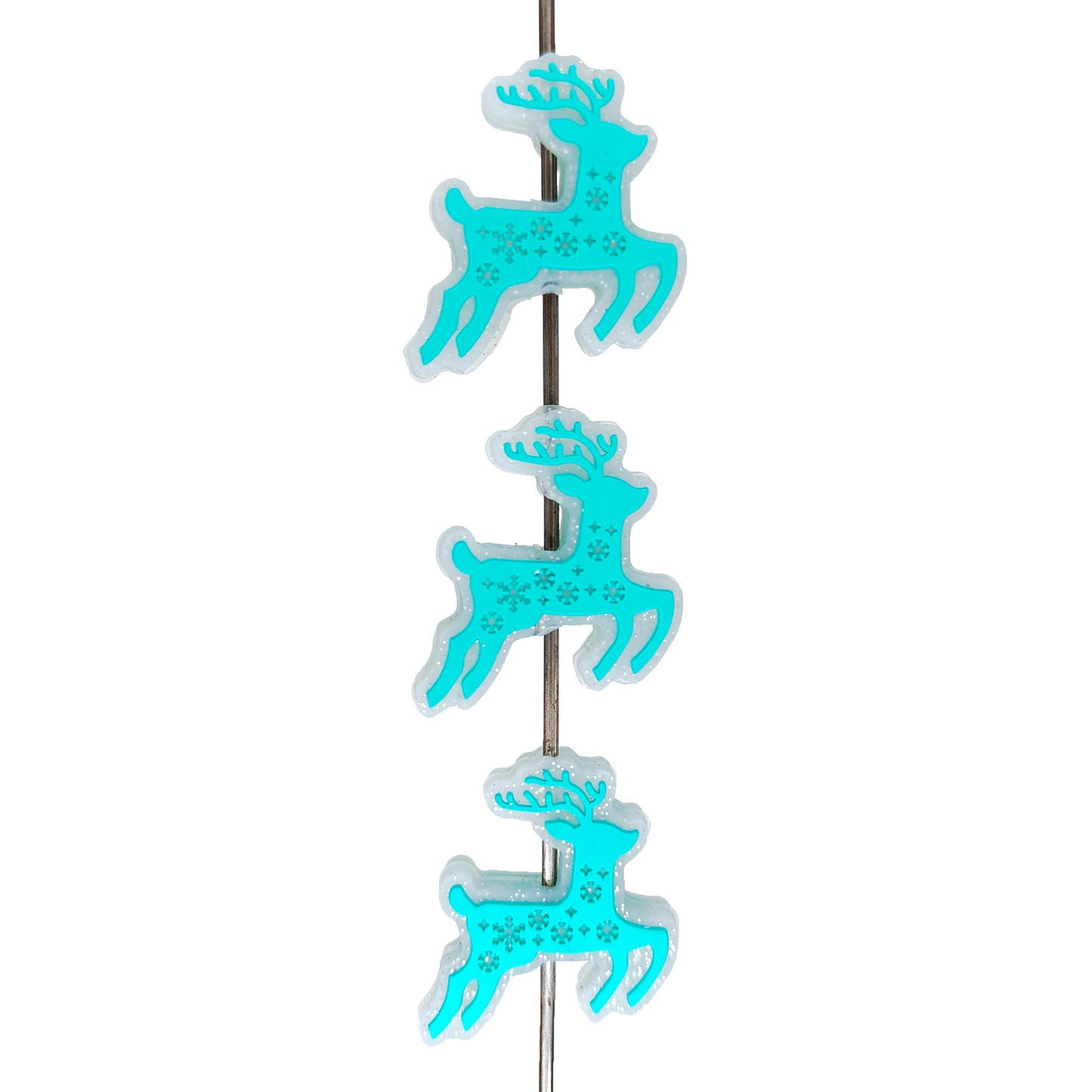 Glitter Christmas Reindeer Focal