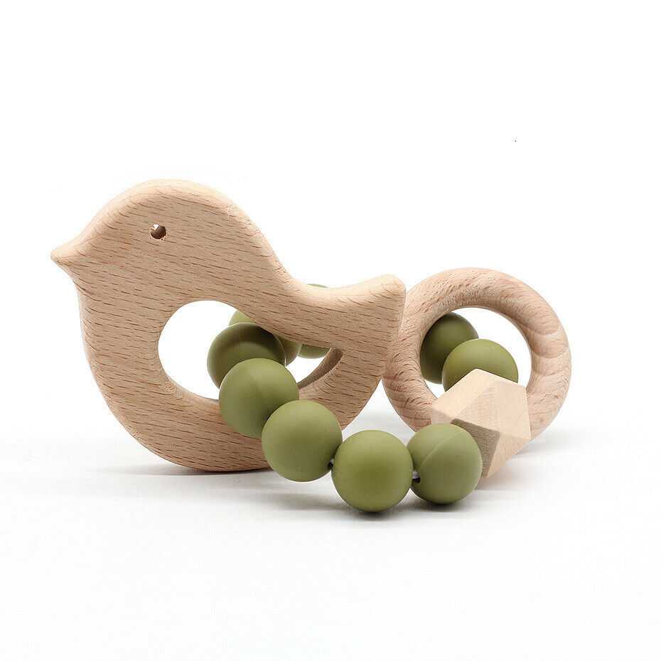 Elephant Bird - Baby Teething Bracelet