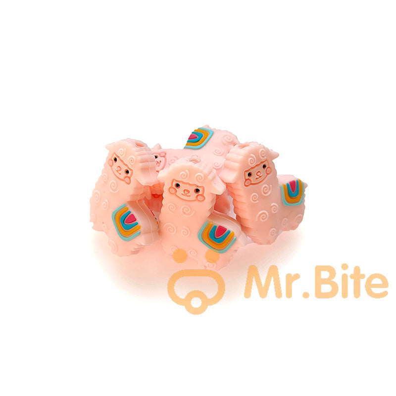 Alpaca Silicone Beads - 27*30mm