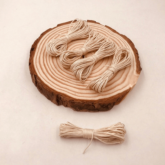 1mm Waxed Cotton Cord - 5 Meters/Bundle