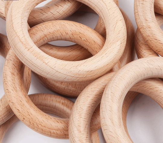 Custom logo 70MM BEECH Rings