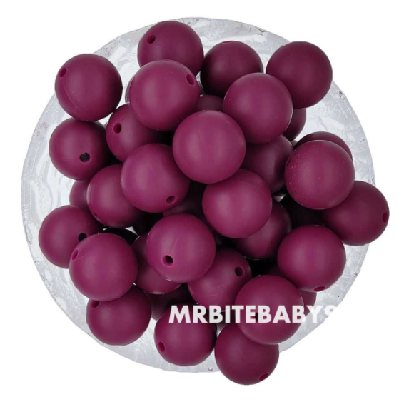 12/15mm Round Silicone Beads #1 - #24