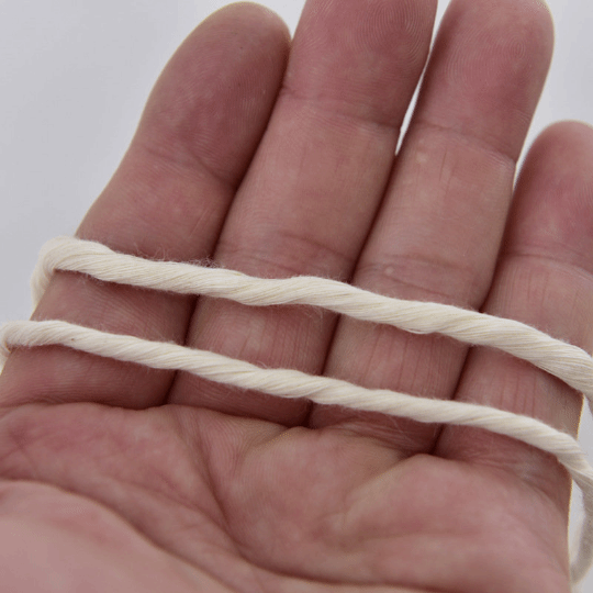 4mm Macrame Cord Single Strand Twisted Cotton Cord 200 Meters