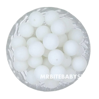 12/15mm Round Silicone Beads #26 - #49