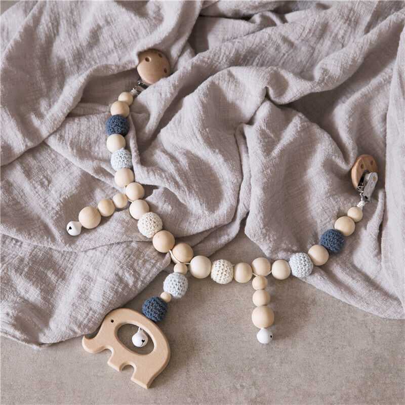 Elephant Rattles Pram Garland