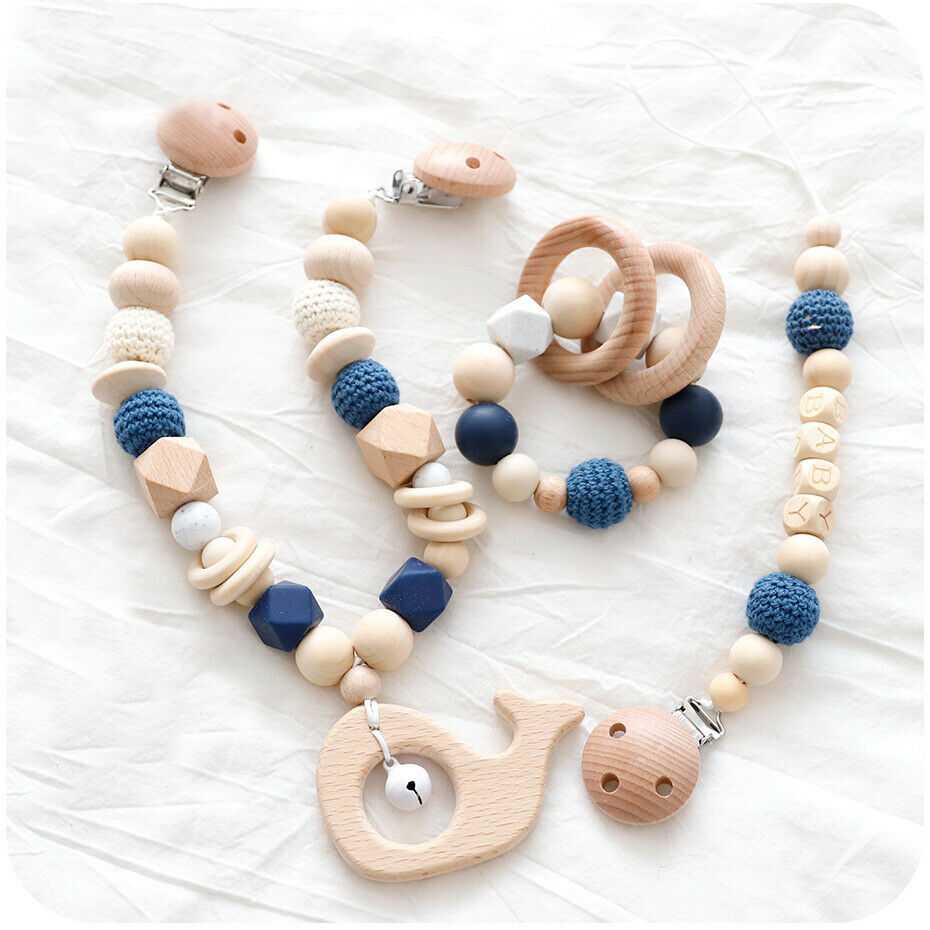 Whale Pram Garland Rattles Set