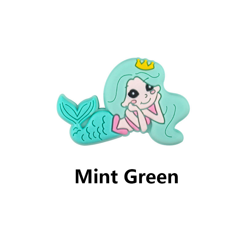 Mermaid Silicone Beads - 25*40mm