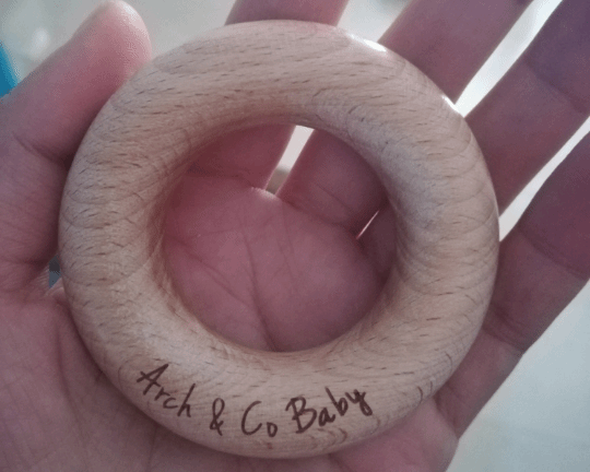Thick 65MM Beech Wooden Ring