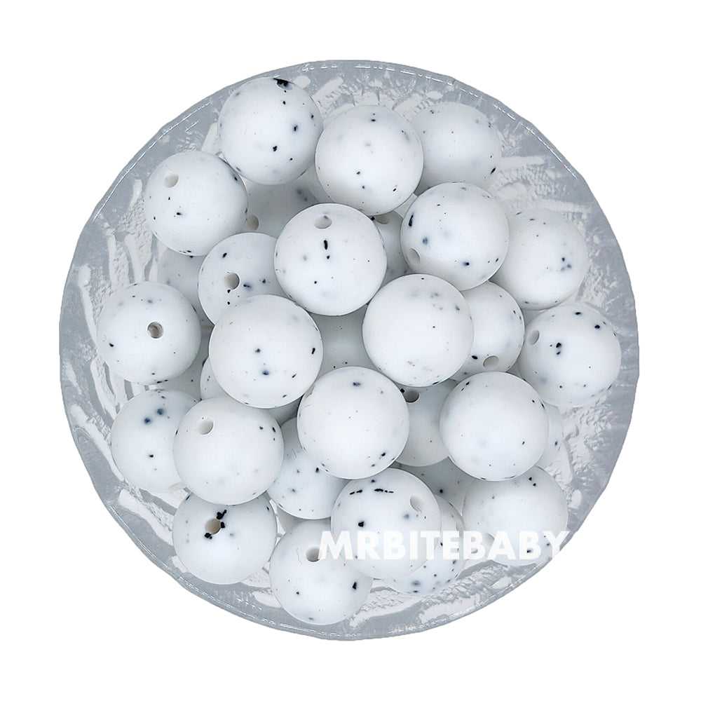 12/15mm - Granite Silicone Beads - Round - #64