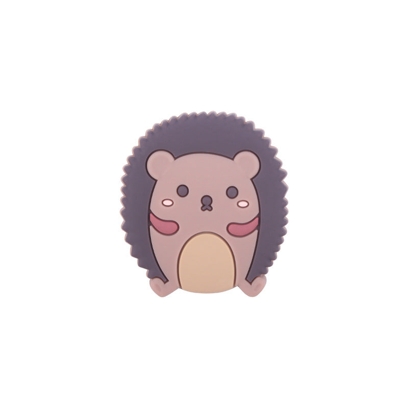 New - Hedgehog Silicone Beads - 34*30mm
