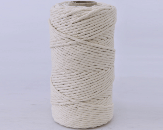 4mm Macrame Cord Single Strand Twisted Cotton Cord 200 Meters