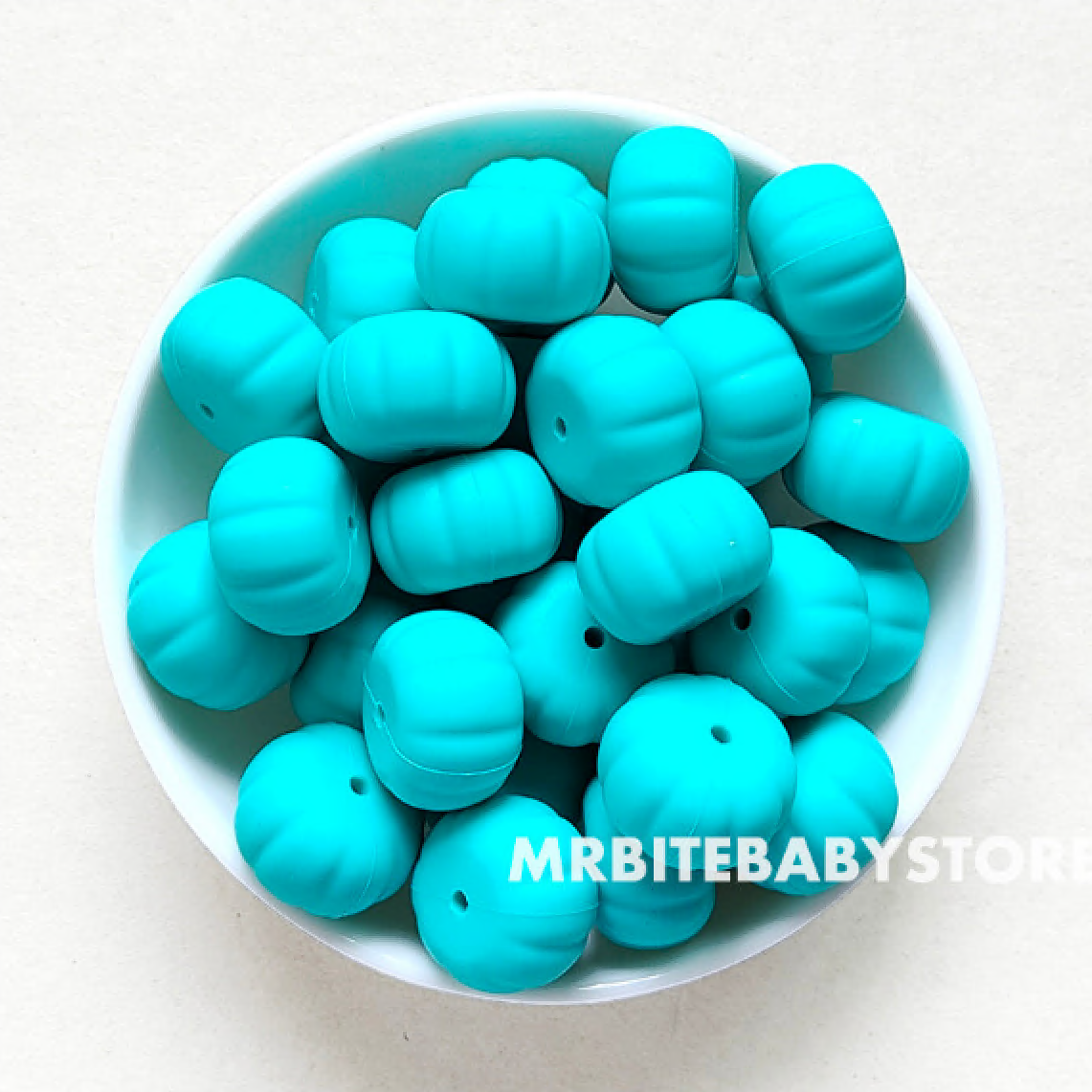 Halloween Pumpkin Silicone Beads - 19.5*13mm