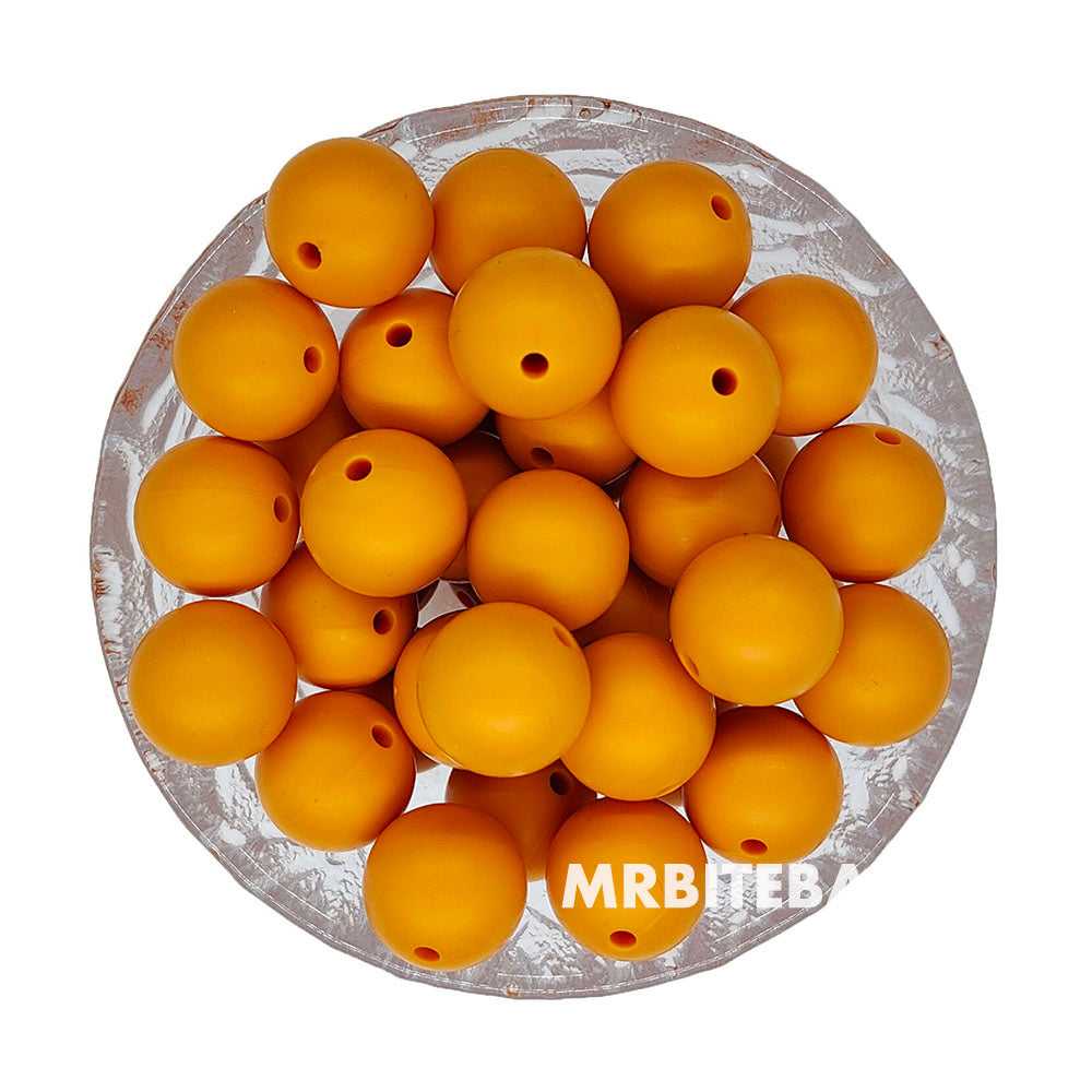 12/15mm - Mango Silicone Beads - Round - #97