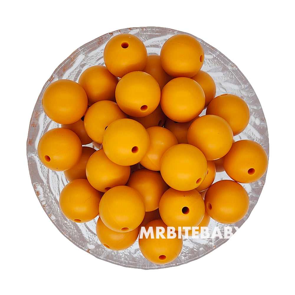 12/15mm Round Silicone Beads #74 - #97