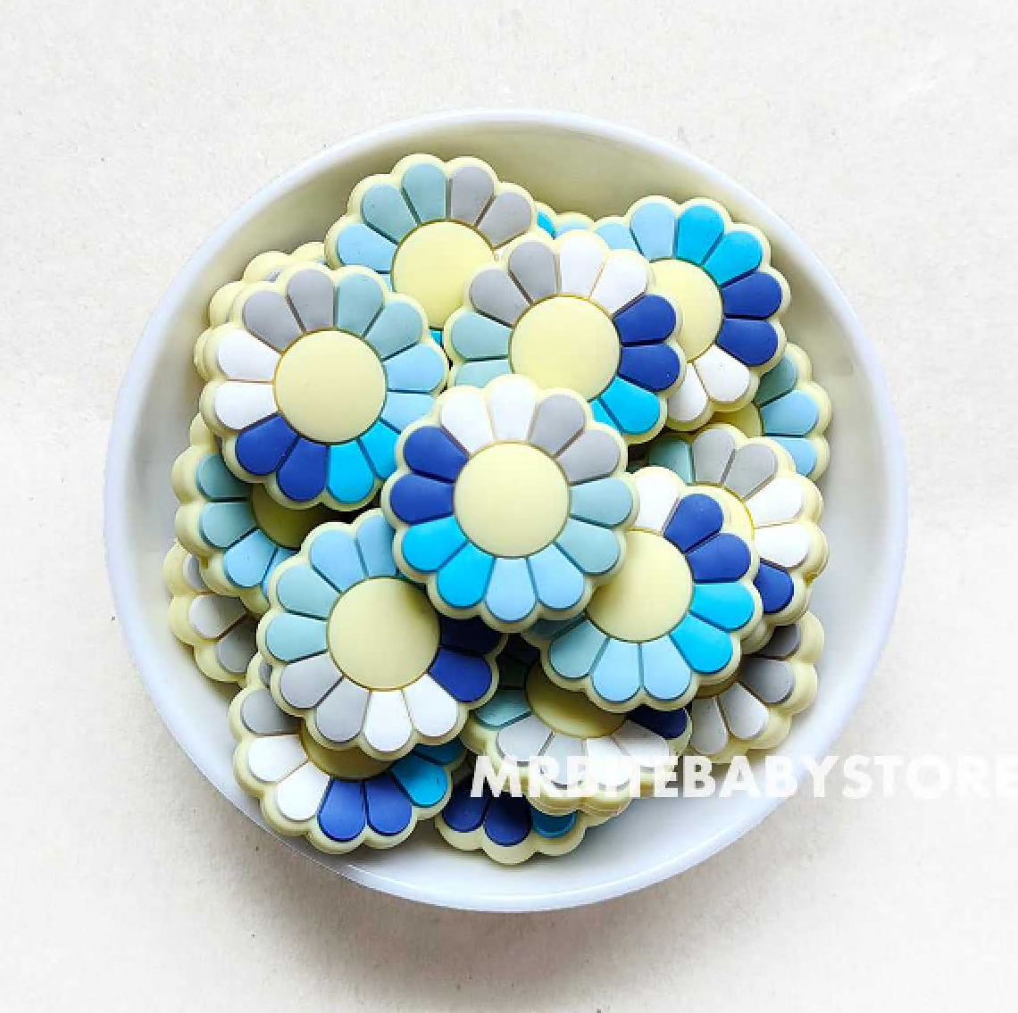 Sun Flower Silicone Beads - 28*28mm