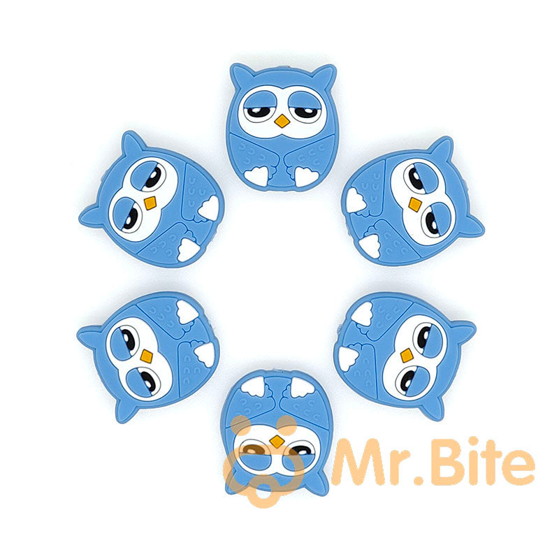 Silicone Owl Focal beads