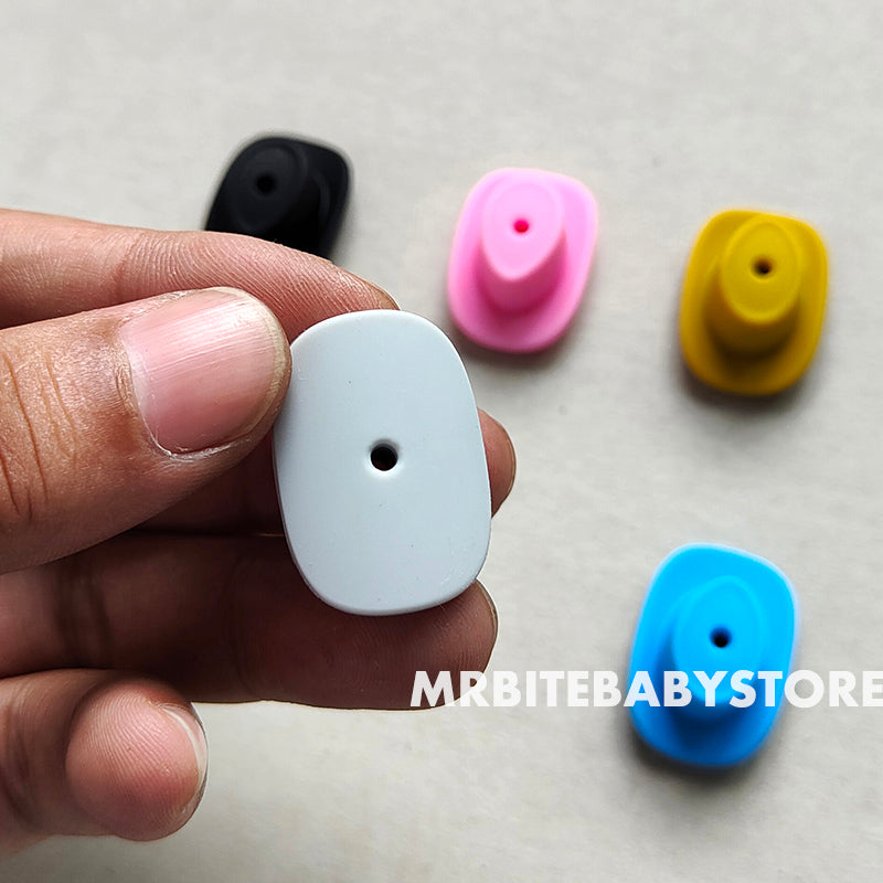 Cowboy Hat Silicone Beads - 14*29*20mm