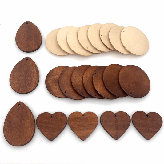 Wooden Blank Round Disc/Slices/Tags