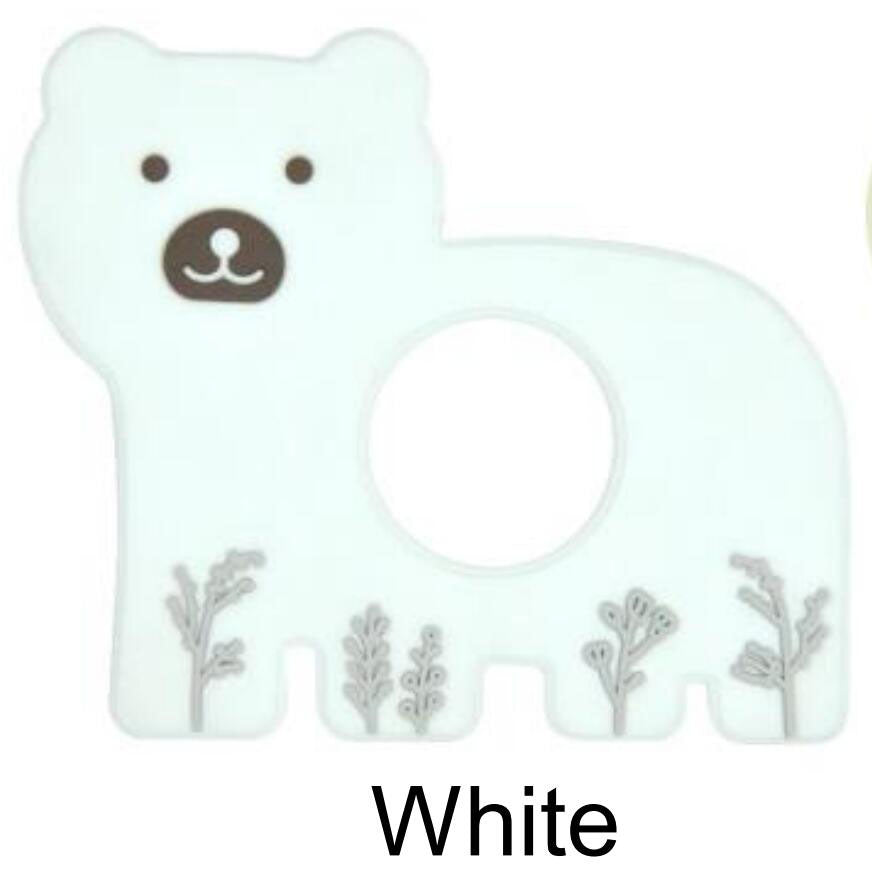 Polar Bear Silicone Teether Pendant