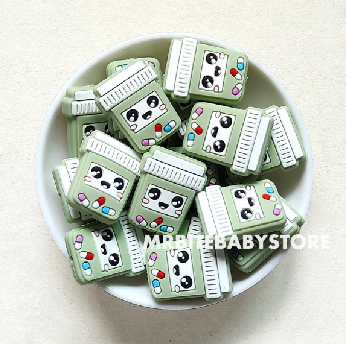 Medicinal Silicone Beads - 23*28mm
