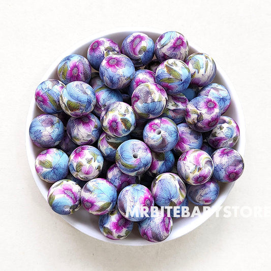 15mm Grandiflorus Silicone Beads - Round