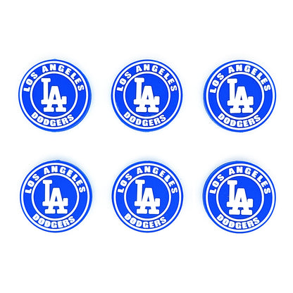 Baseball Team Focal Silicone Beads