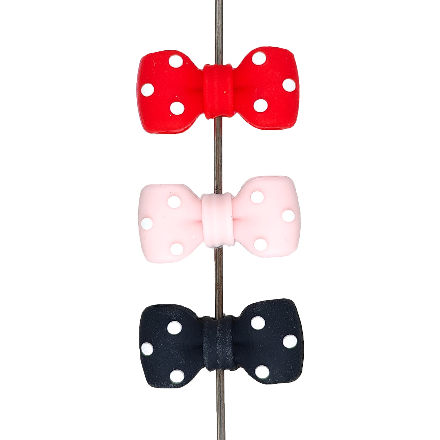 3D Polka Dot Bowknot Focal