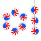 MrBite Patriotic Wreath Silicone Focal Beads
