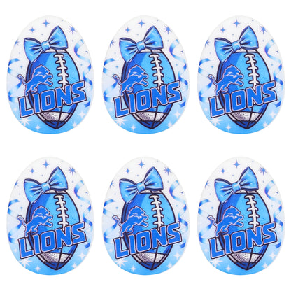 New Silicone Football Team Focal Beads