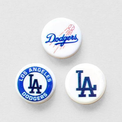 24mm UV Flat Round Baseball Team Acrylic Beads,Coin Beads